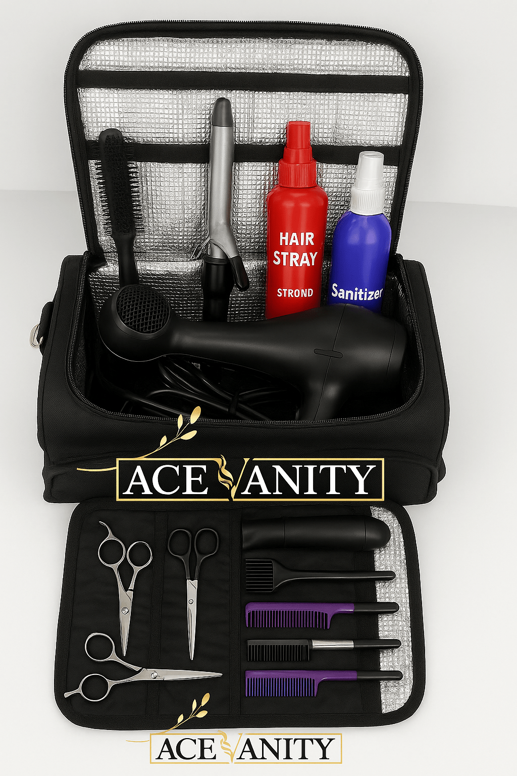 HAIR STYLIST BAGS AND TROLLIES - Ace Vanity