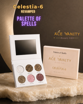 Celestia-6 Eyeshadow Palette of Spells | 6 Premium Glitter Shades | WINK by Ace Vanity