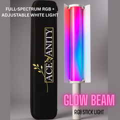 GlowBeam RGB – Professional Stick Light for Creative Studios
