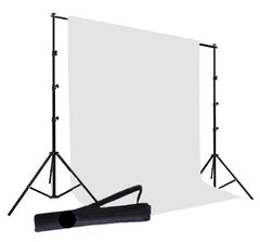 Background Stand Kit ((9 x 9 Feet) | Backdrop Photography and Videography | Adjustable | Foldable and Portable | With Carry Bag and Backdrop Curtain