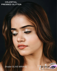 WINK Celestial Pressed Glitter – Olive Mirage (High Shine)