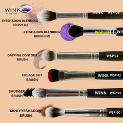 WINK MINI MASTERPIECE KIT – Eye & Lip Makeup Brush Set (set of 6)