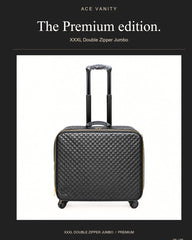 XXXL Double Zipper Jumbo Makeup Trolley (Premium) | Ace Vanity