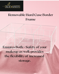 ACE "FlexiVault" - Adjustable Acrylic Organizer for Makeup & Skincare