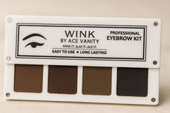 WINK Professional Eyebrow Kit (3 Shades + Setting Wax)