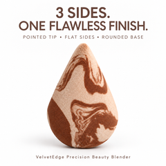 VelvetEdge Precision Beauty Blender | 3D Makeup Sponge