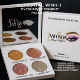 WINK- 1 Eyeshadow Palette | 4 Glitter Shades | Ace Vanity Beauty Edit