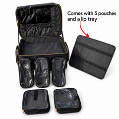 XXXL Double Zipper Jumbo Makeup Trolley (Premium) | Ace Vanity