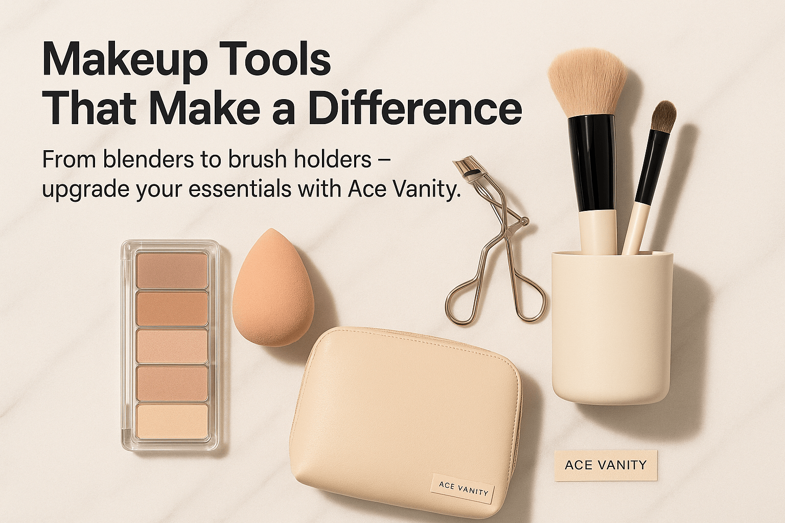 Makeup Essential tools - Ace Vanity