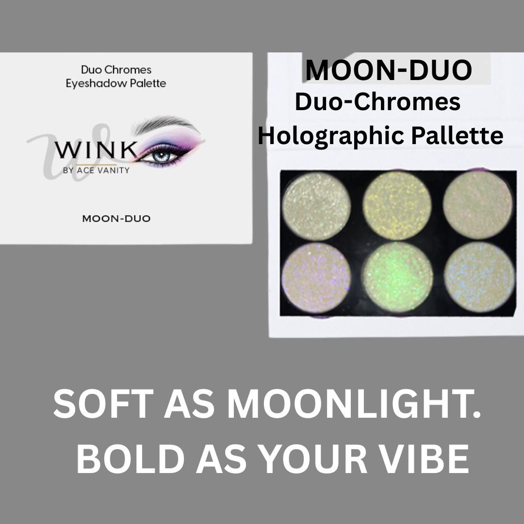 Moon-Duo Duo Chrome Eyeshadow Palette – WINK by Ace Vanity