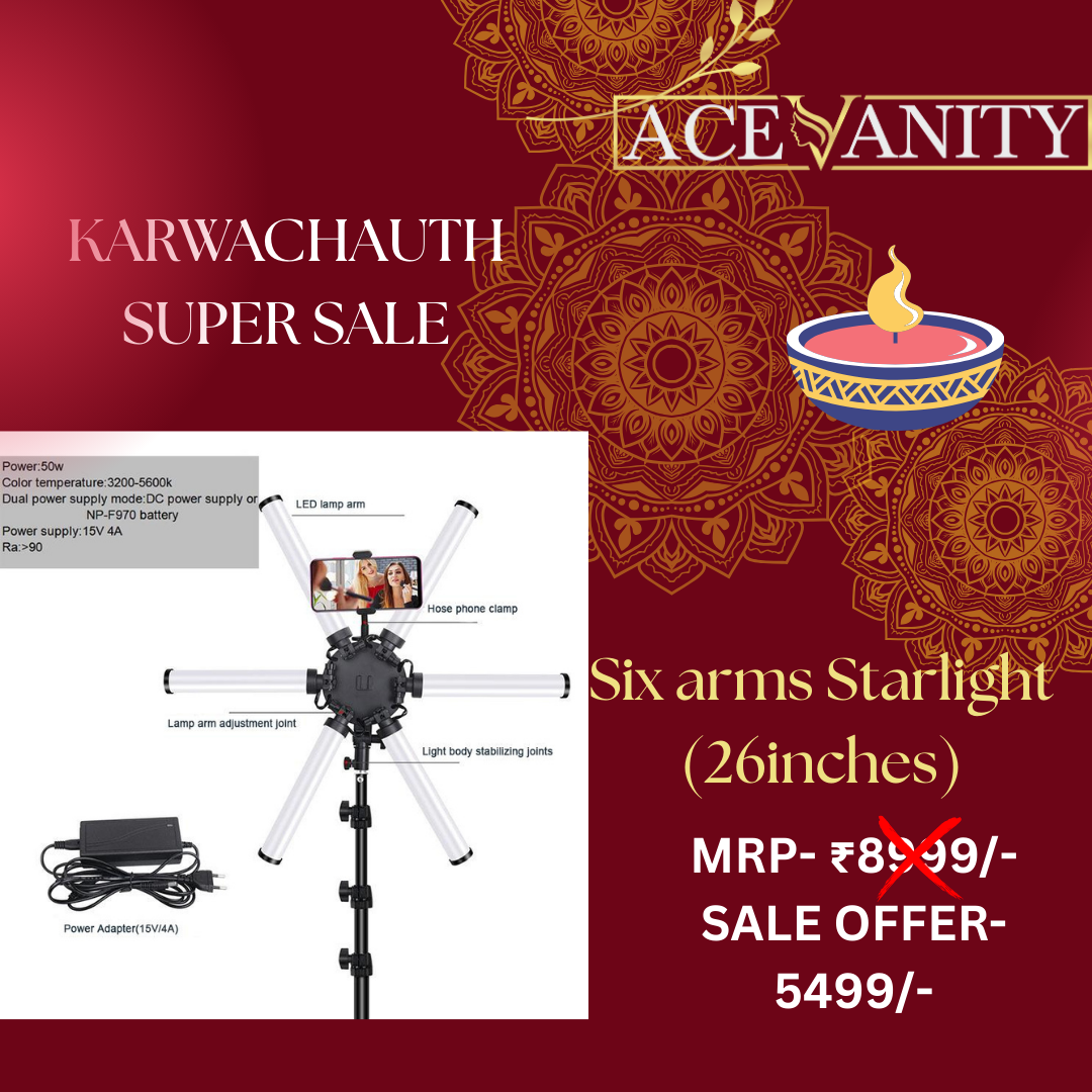 Six Arms Ring Light 26 INCH- KARWAOFFER-012