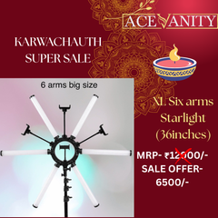 Six Arms Extra Large LED Fill Light-36INCH-KARWAOFFER-013