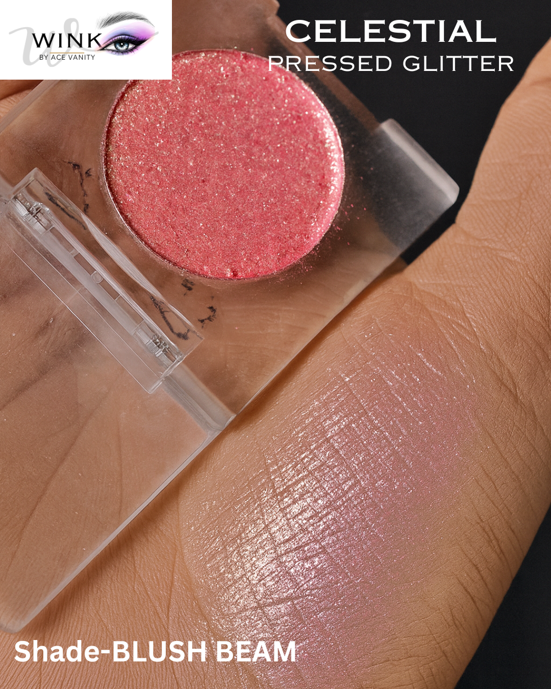 WINK Celestial Pressed Glitter – Blush Beam ( High Shine)