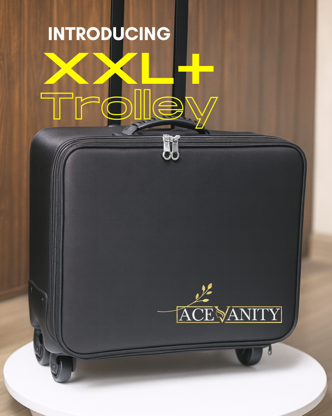 Ace Vanity XXL+ Professional Makeup Vanity (TROLLEY)