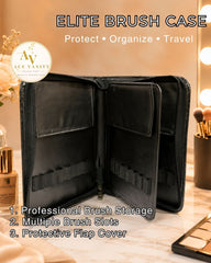 Elite Brush Case – Premium Makeup Brush Organizer