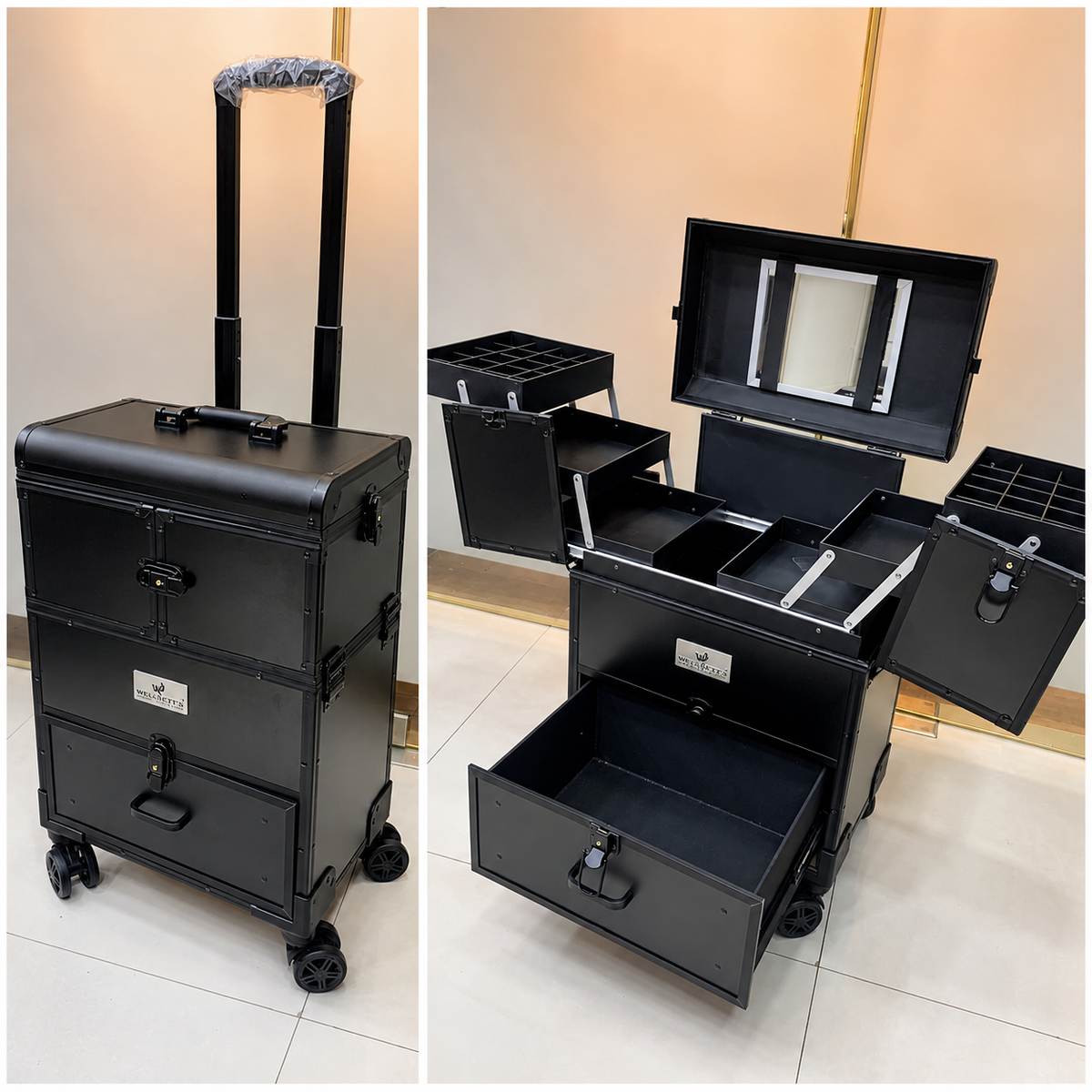 BlackHawk Pro Makeup Trolley | Ace Vanity