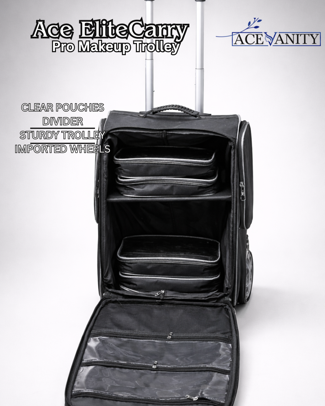 Ace EliteCarry Makeup Trolley