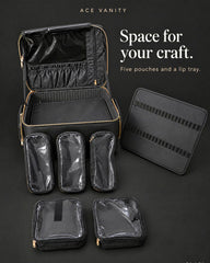 XXXL Double Zipper Jumbo Makeup Trolley (Premium) | Ace Vanity