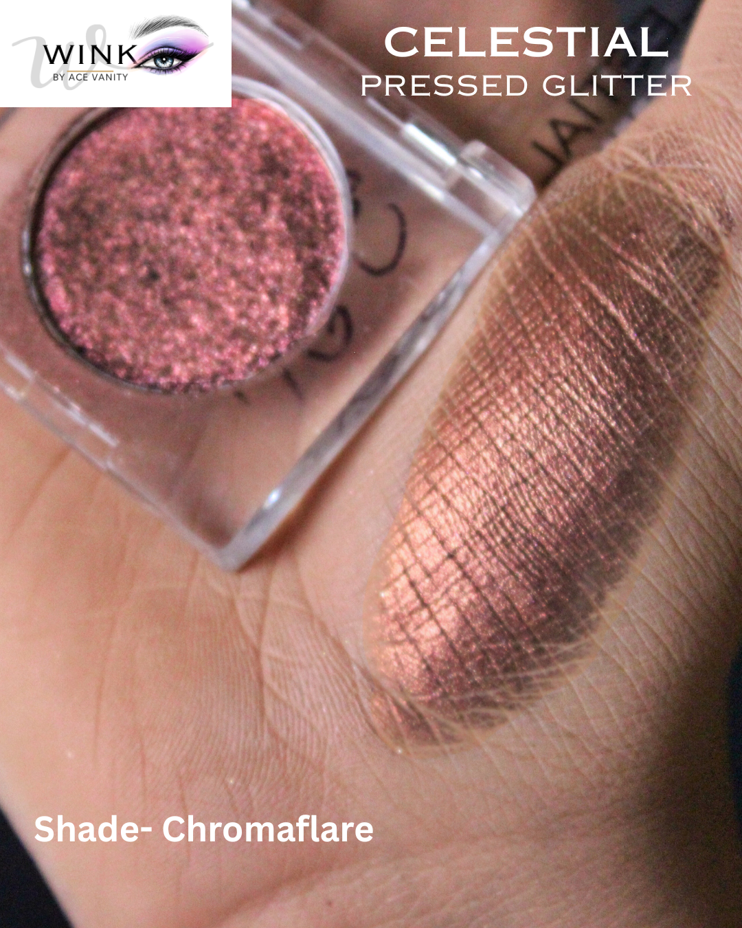 WINK Celestial Pressed Glitter – Chromaflare ( High Shine, Duo-Chrome)