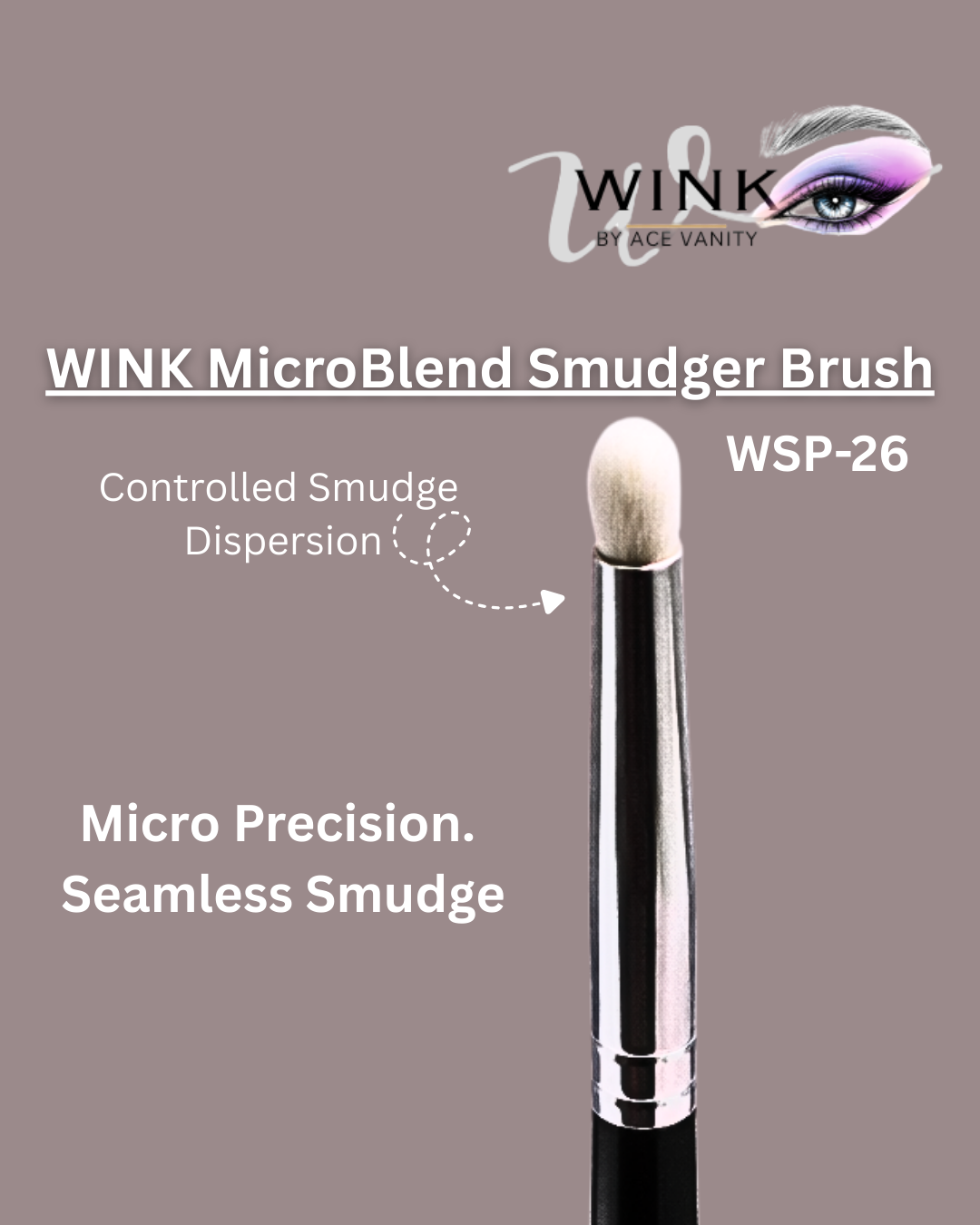 WINK MicroBlend Smudger Brush- WSP-26