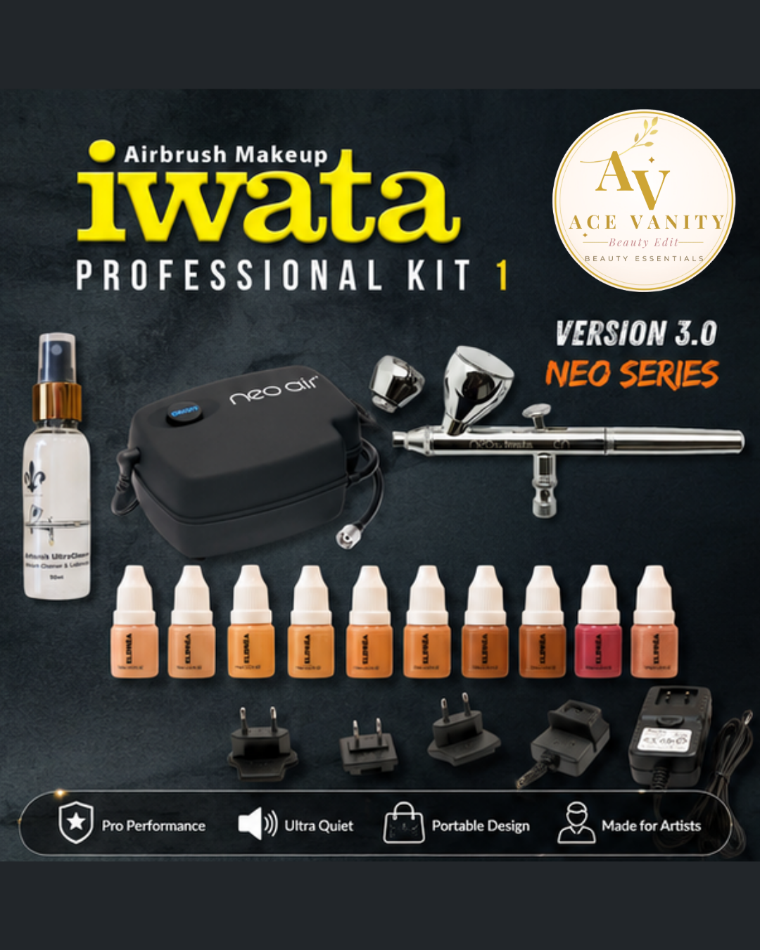 Iwata NEO Air IS-30 Portable Airbrush Compressor Machine