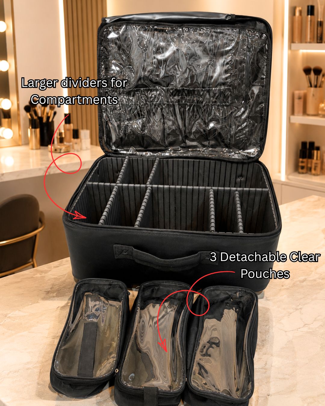 Ace Vanity XXXL Titan Vanity Trolley with Organizer
