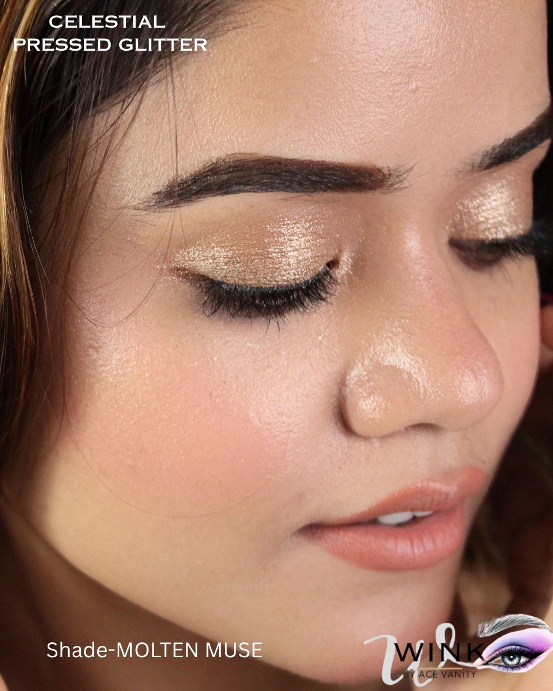 WINK Celestial Pressed Glitter – Molten Muse (High Shine)