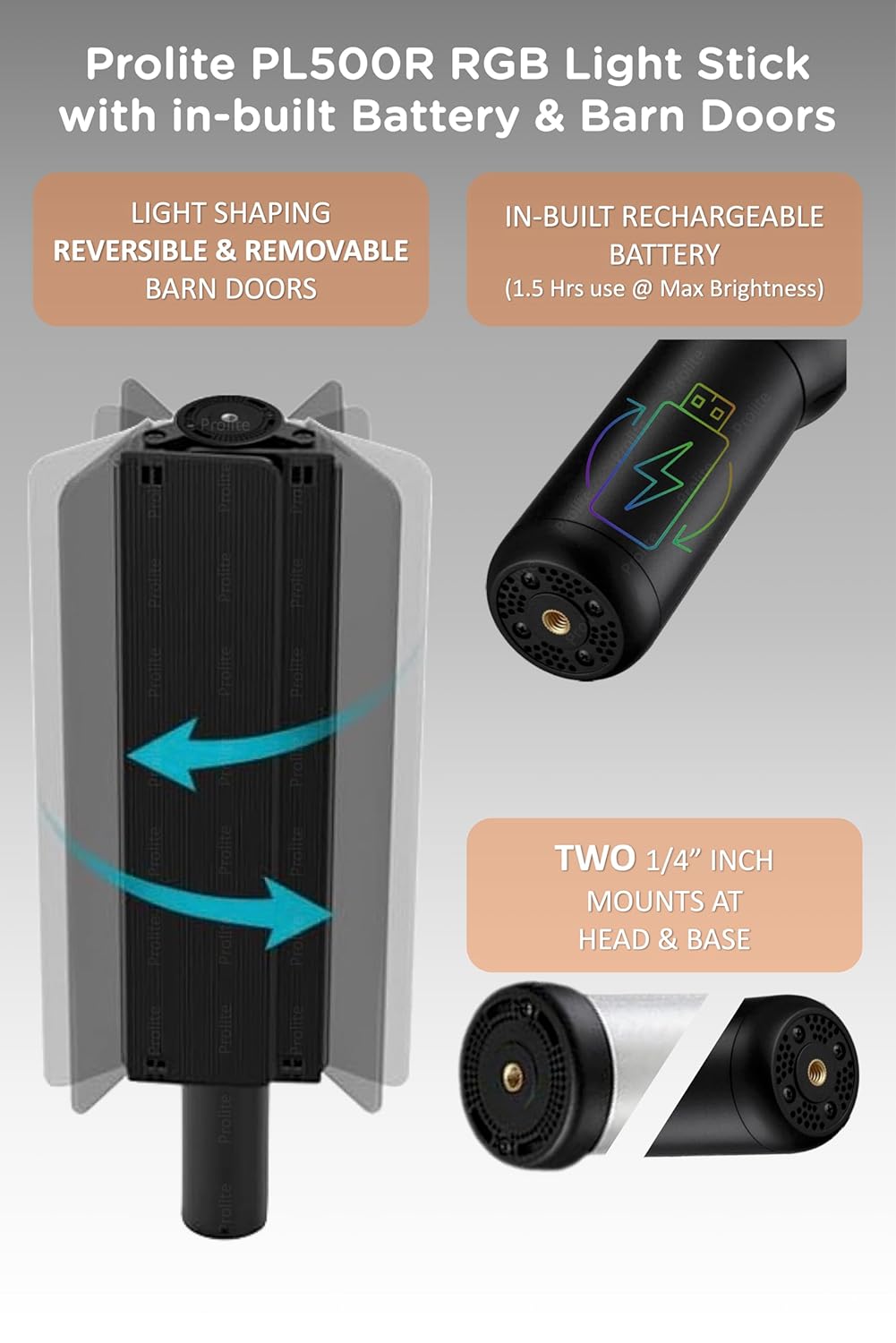 PROLITE- PL 500R STICK LIGHT