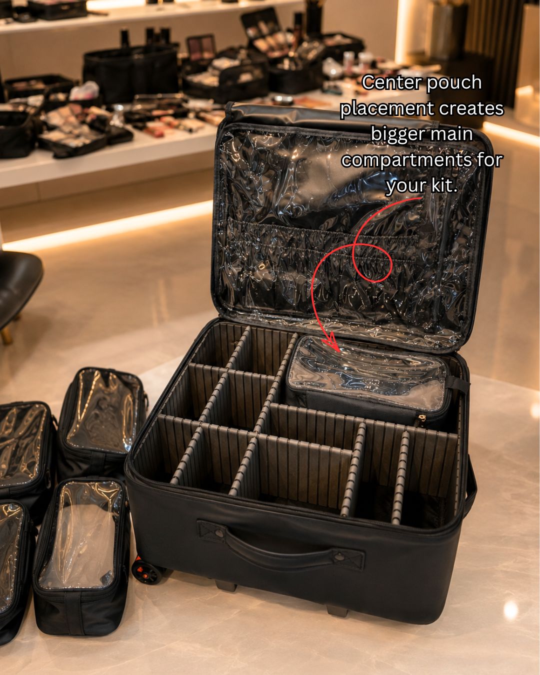 Ace Vanity XXXL Titan Vanity Trolley with Organizer