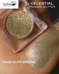WINK Celestial Pressed Glitter – Olive Mirage (High Shine)
