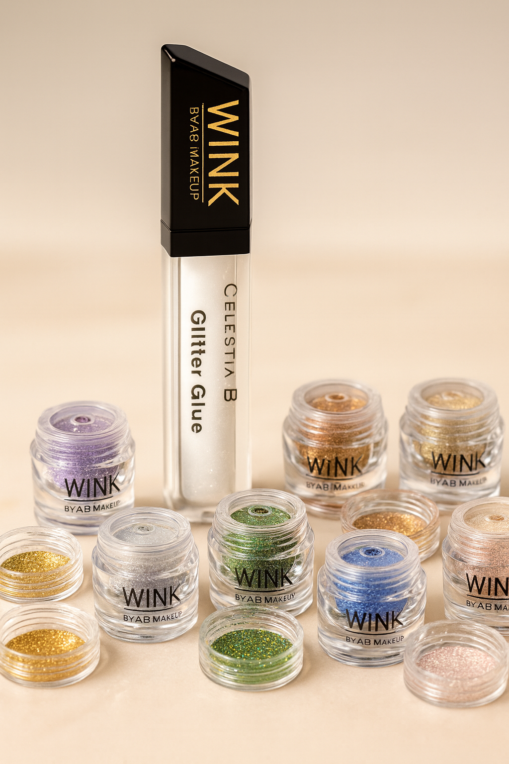 ✨ WINK SkyDazzle Glitter Set (11 Shades) + FREE Two-Way Gel