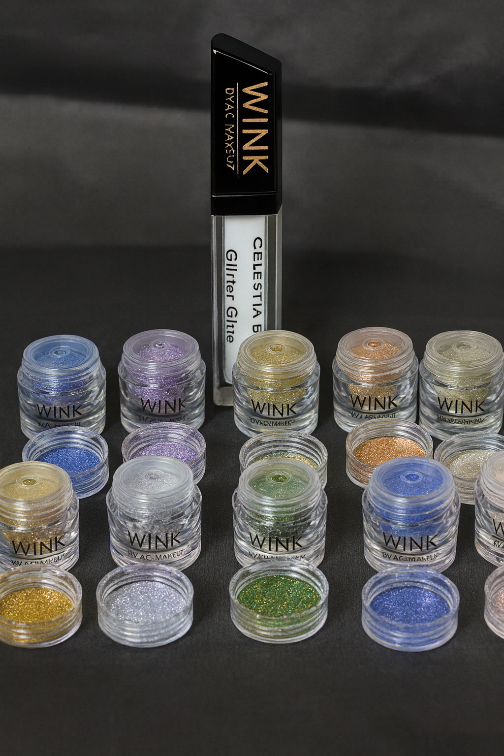 ✨ WINK SkyDazzle Glitter Set (11 Shades) + FREE Two-Way Gel