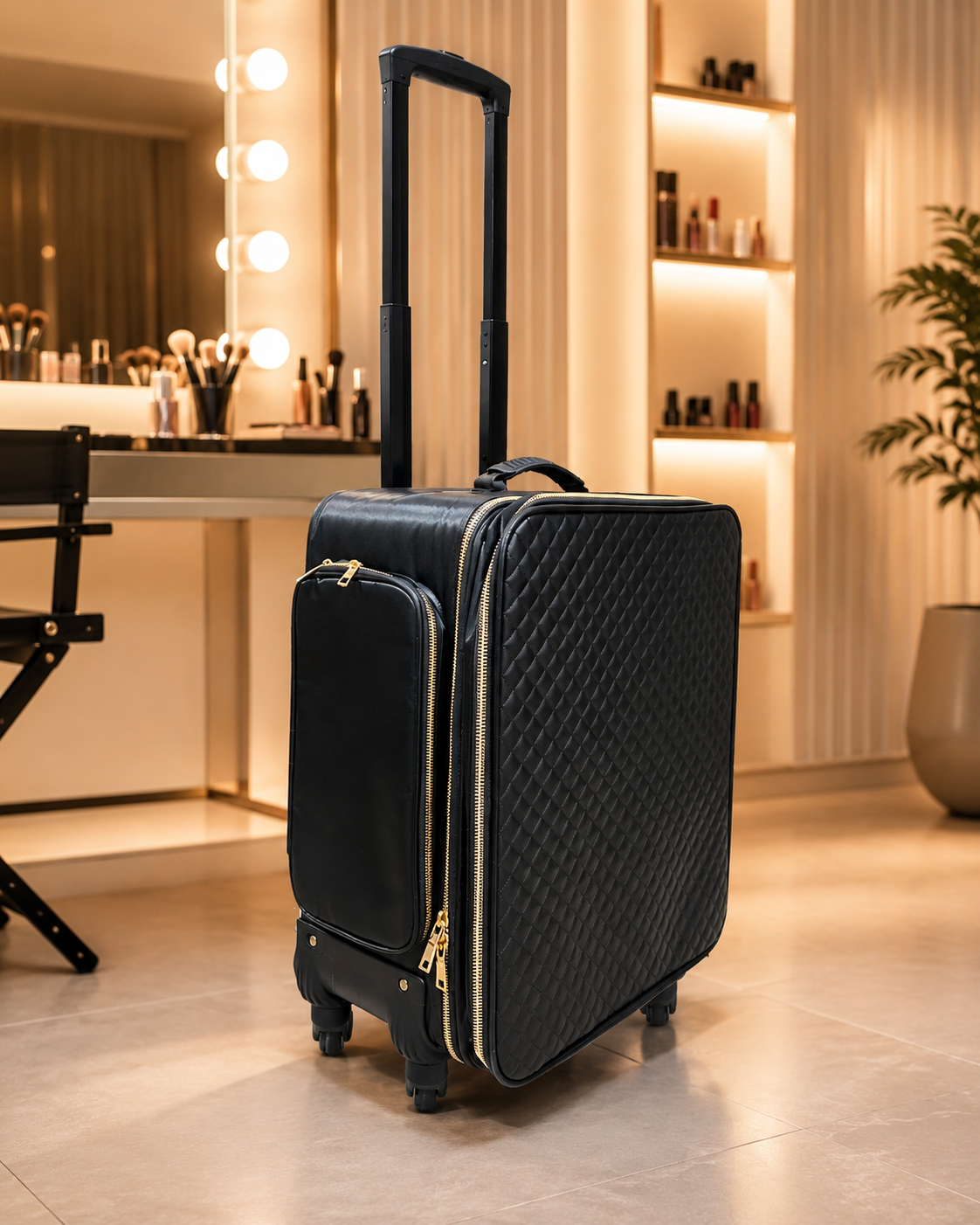 Studio Pro Max Trolley – Premium Makeup Vanity Trolley for Makeup Artists