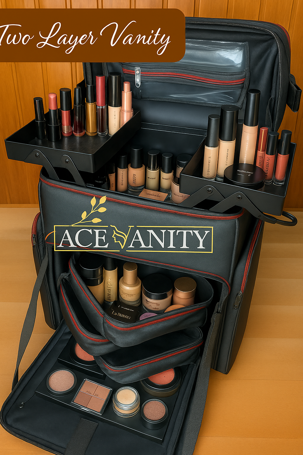 Vanity Hz-05 Revamped- Two Tray Organizer