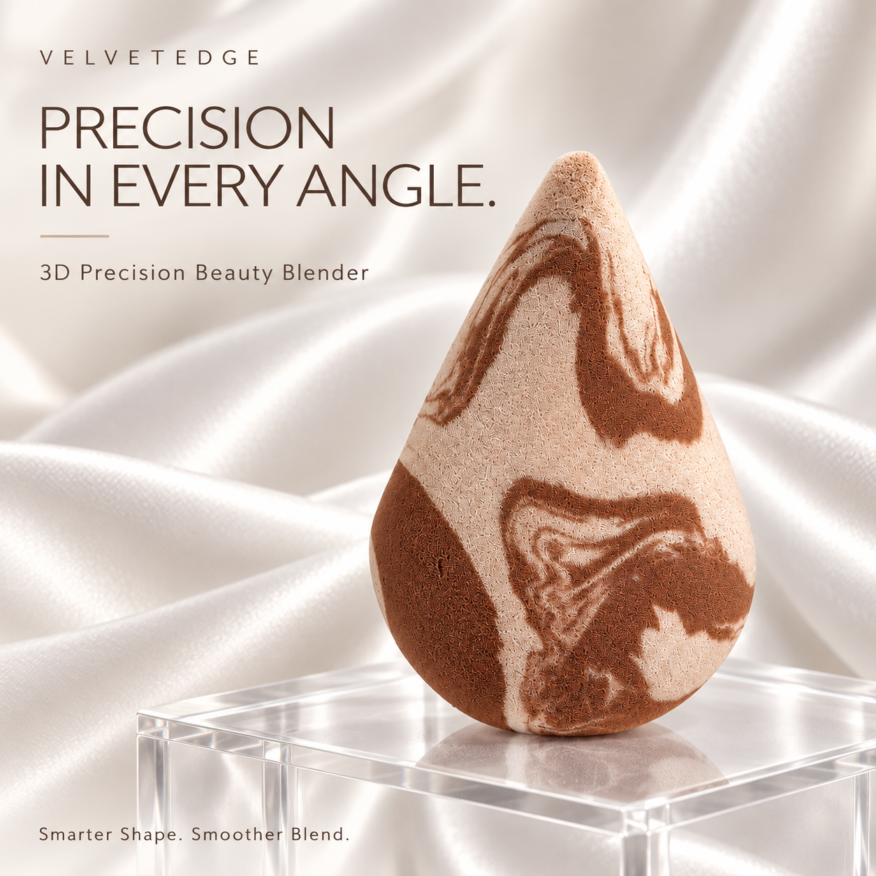 VelvetEdge Precision Beauty Blender | 3D Makeup Sponge
