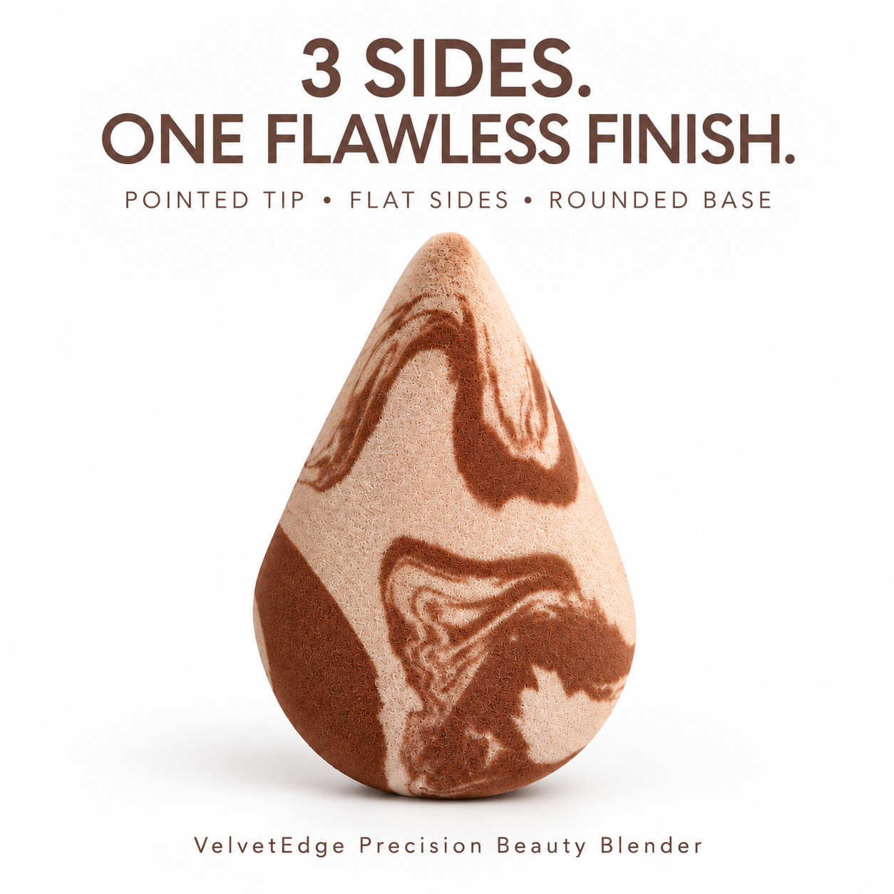 VelvetEdge Precision Beauty Blender | 3D Makeup Sponge