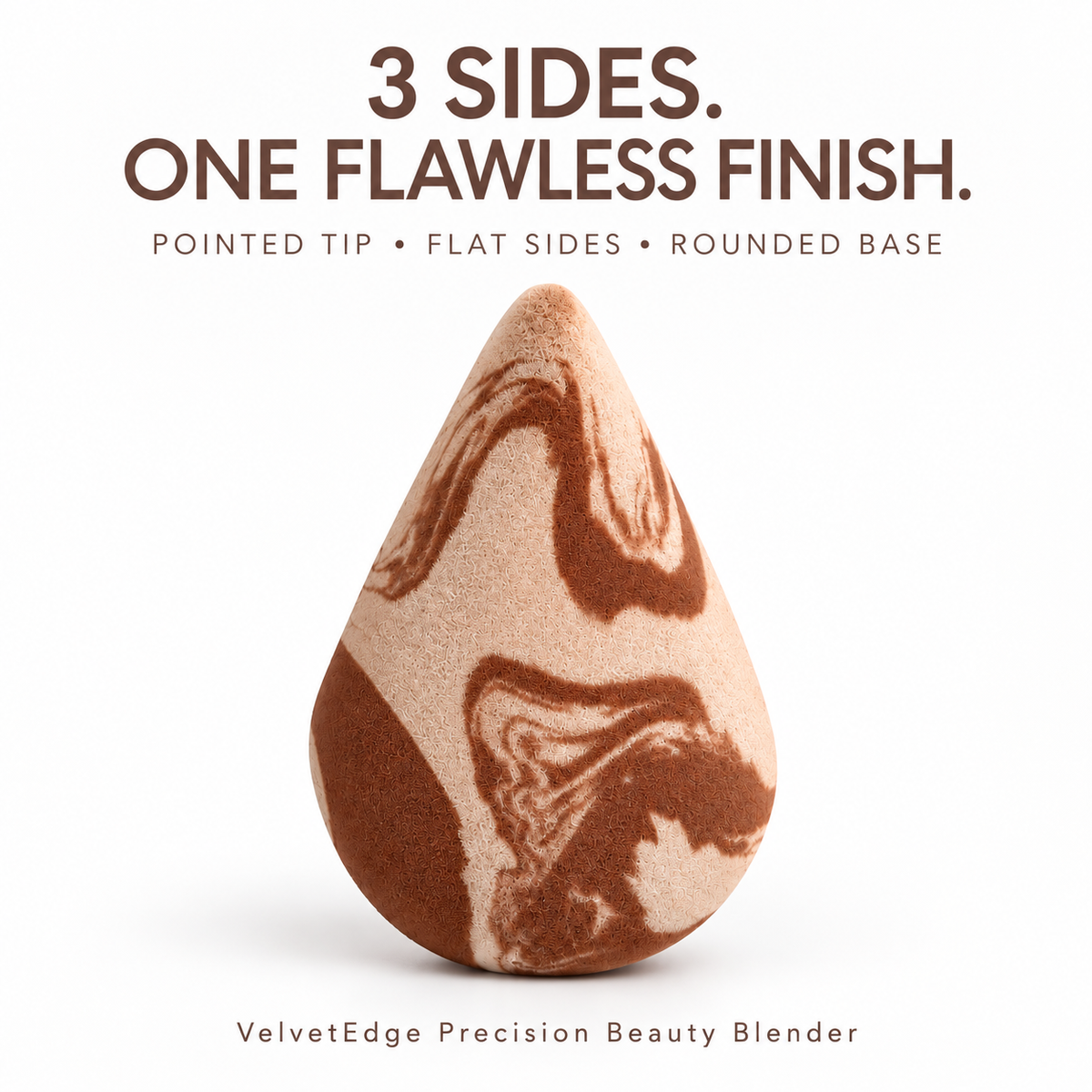 VelvetEdge Precision Beauty Blender | 3D Makeup Sponge