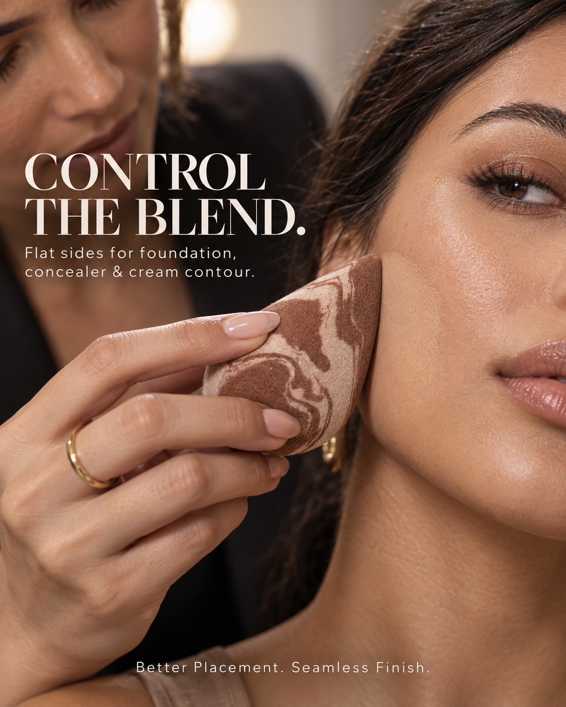 VelvetEdge Precision Beauty Blender | 3D Makeup Sponge