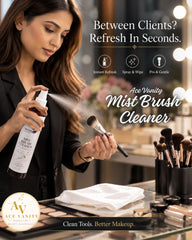 Mist Brush Cleaner by Ace Vanity | Quick-Dry Makeup Brush Cleansing Spray