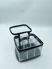 Pvc short bag with dividers