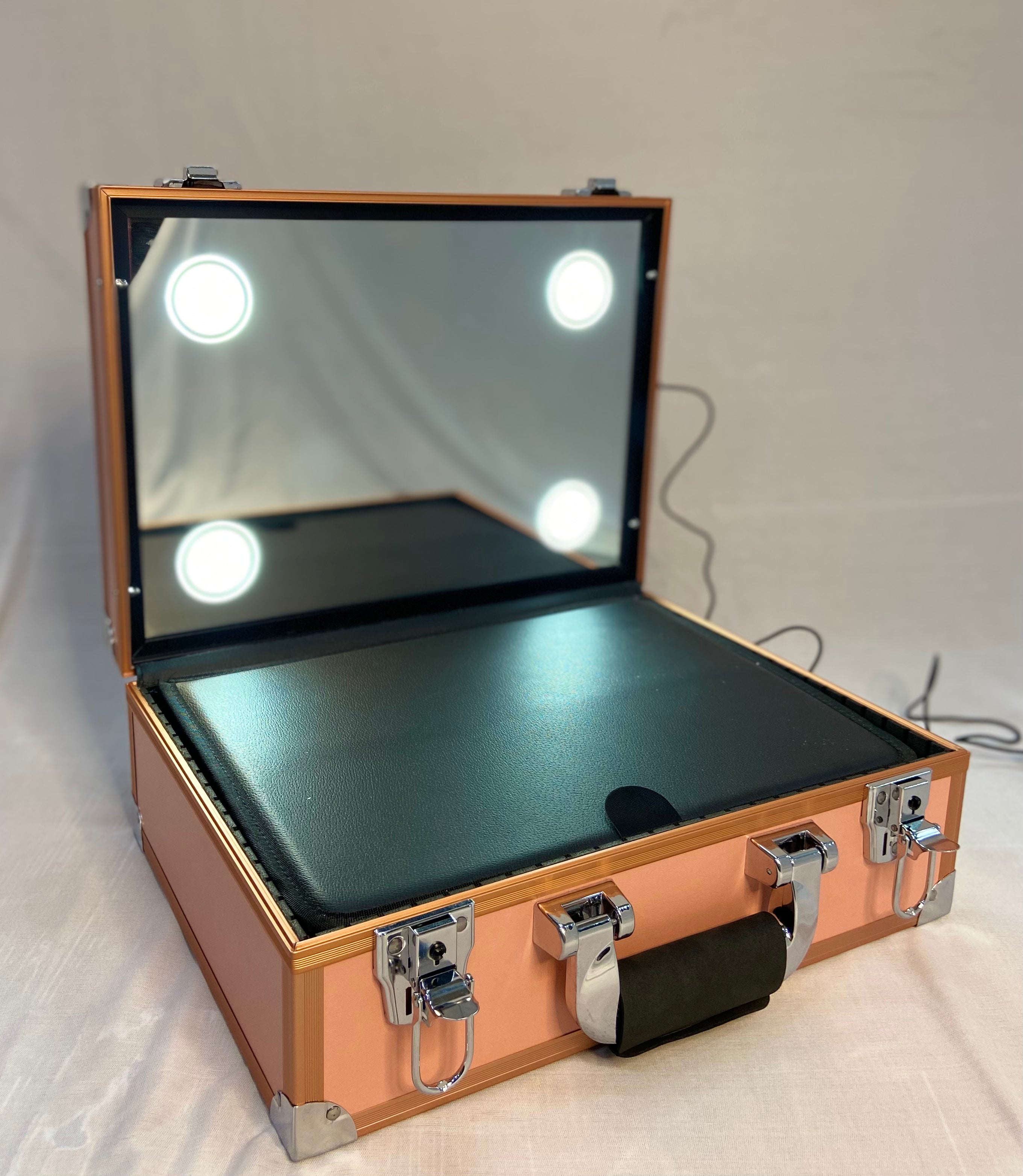 DEKSTOP LED ORGANISER VANITY ( Rosegold )