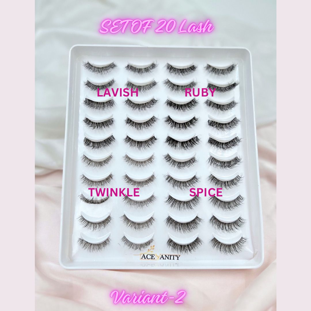 SET 20 MINK LASH 2.0