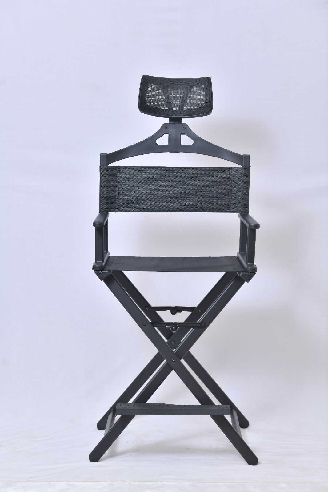 Makeup Chair with Headrest and Free Bag (BLACK)