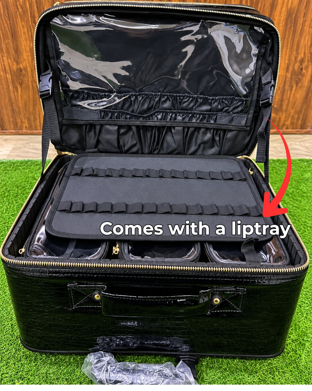Ace Vanity Pro Roll™ – Triple Compartment Makeup & Hair Trolley