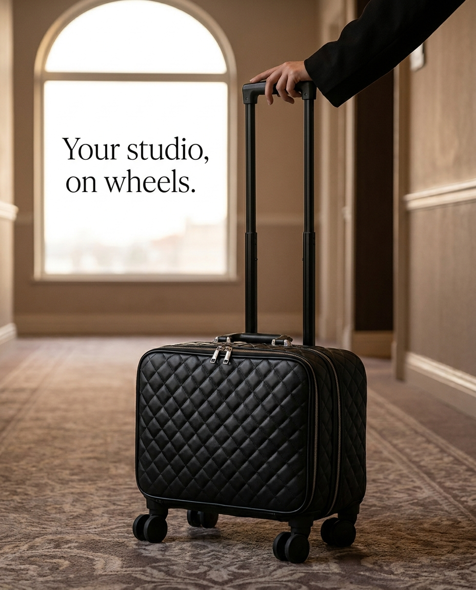 Ace Vanity Studio Lite™ – Compact Makeup Storage Trolley
