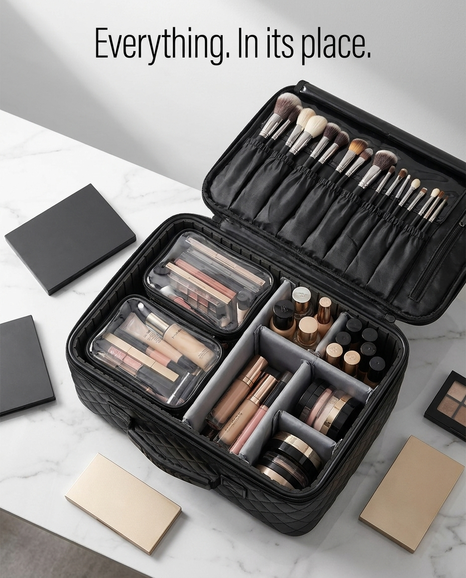 Ace Vanity Studio Lite™ – Compact Makeup Storage Trolley