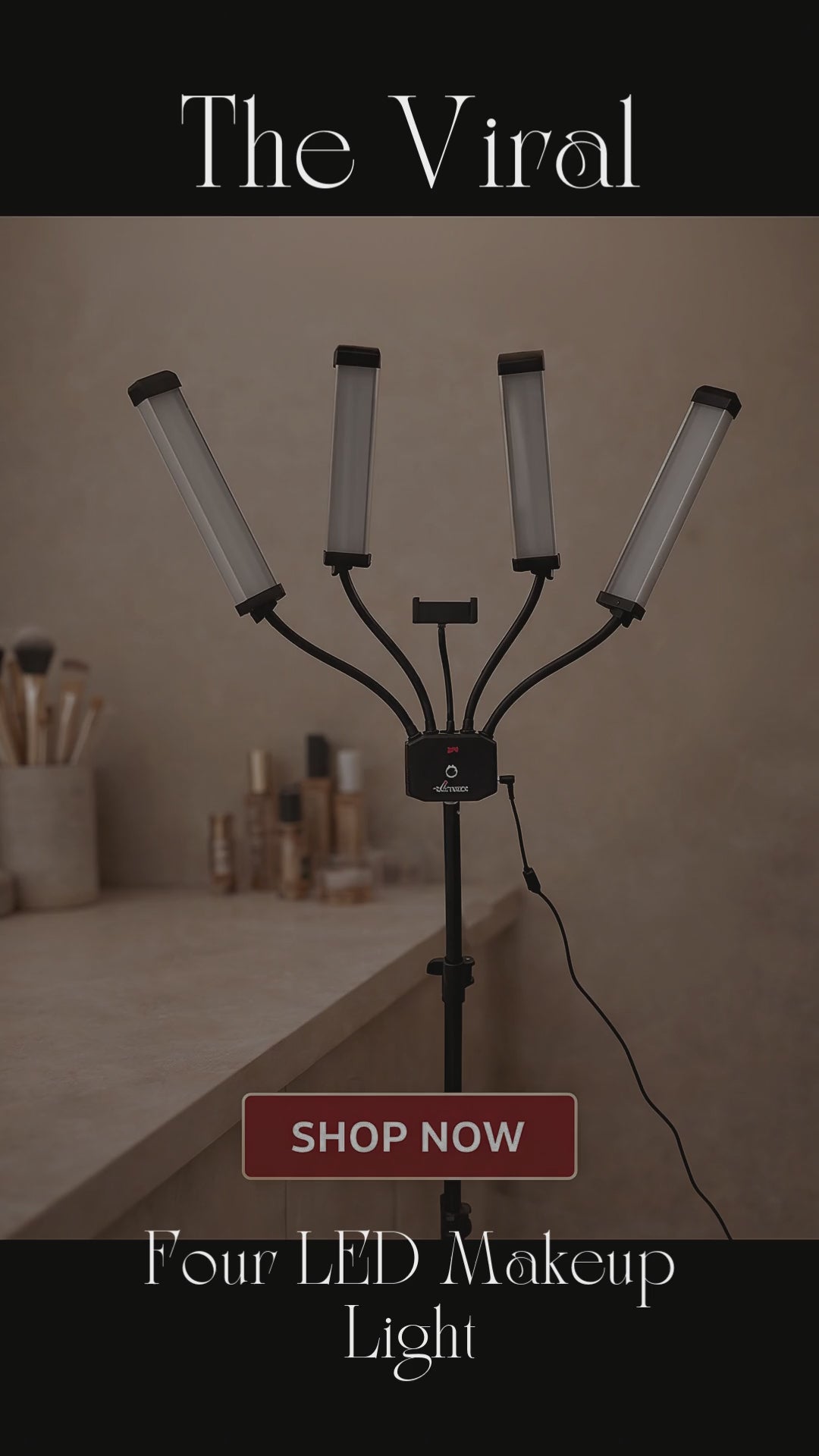 Four-Stick LED Fill Light with Tripod Stand