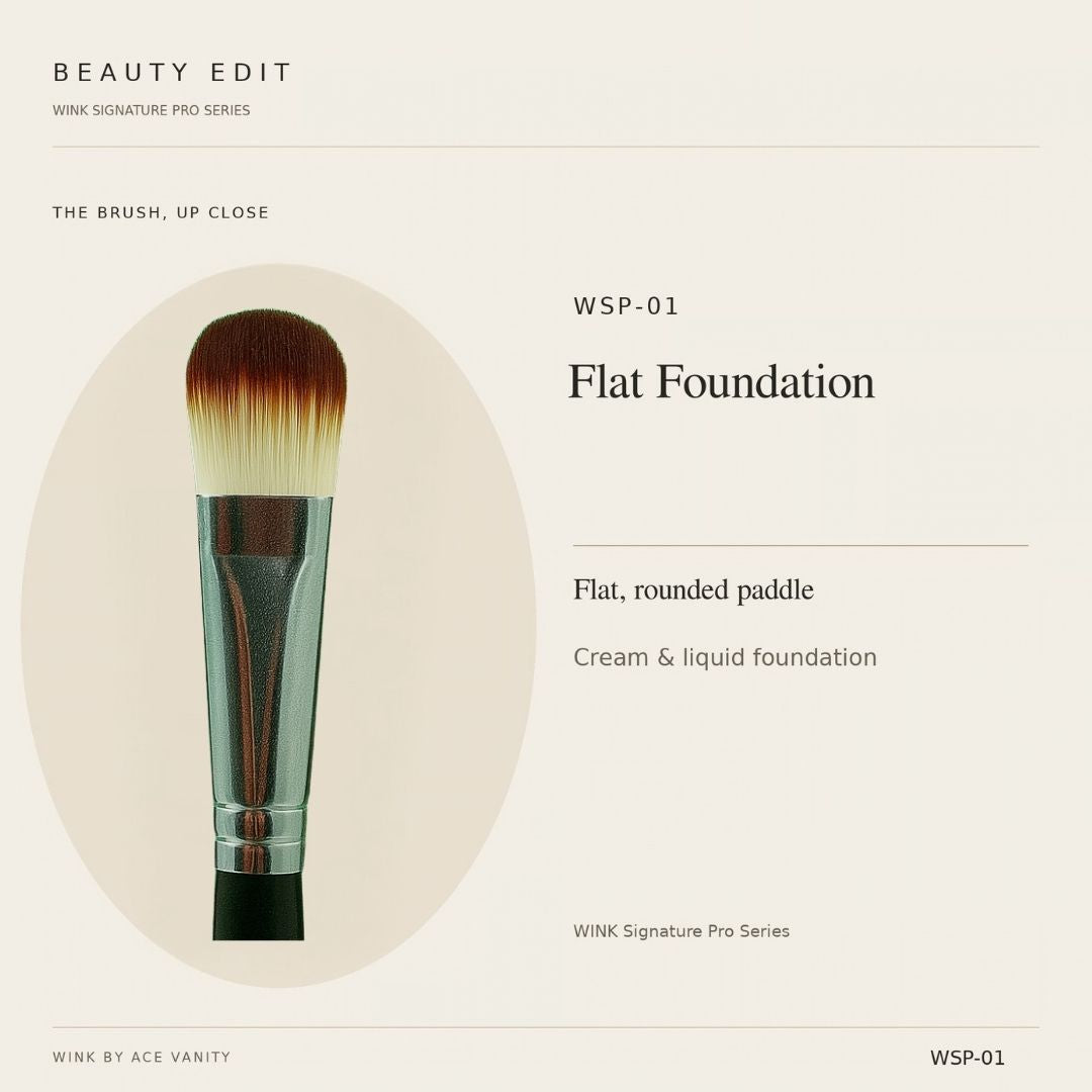 WSP-01 Flat Foundation — brush detail