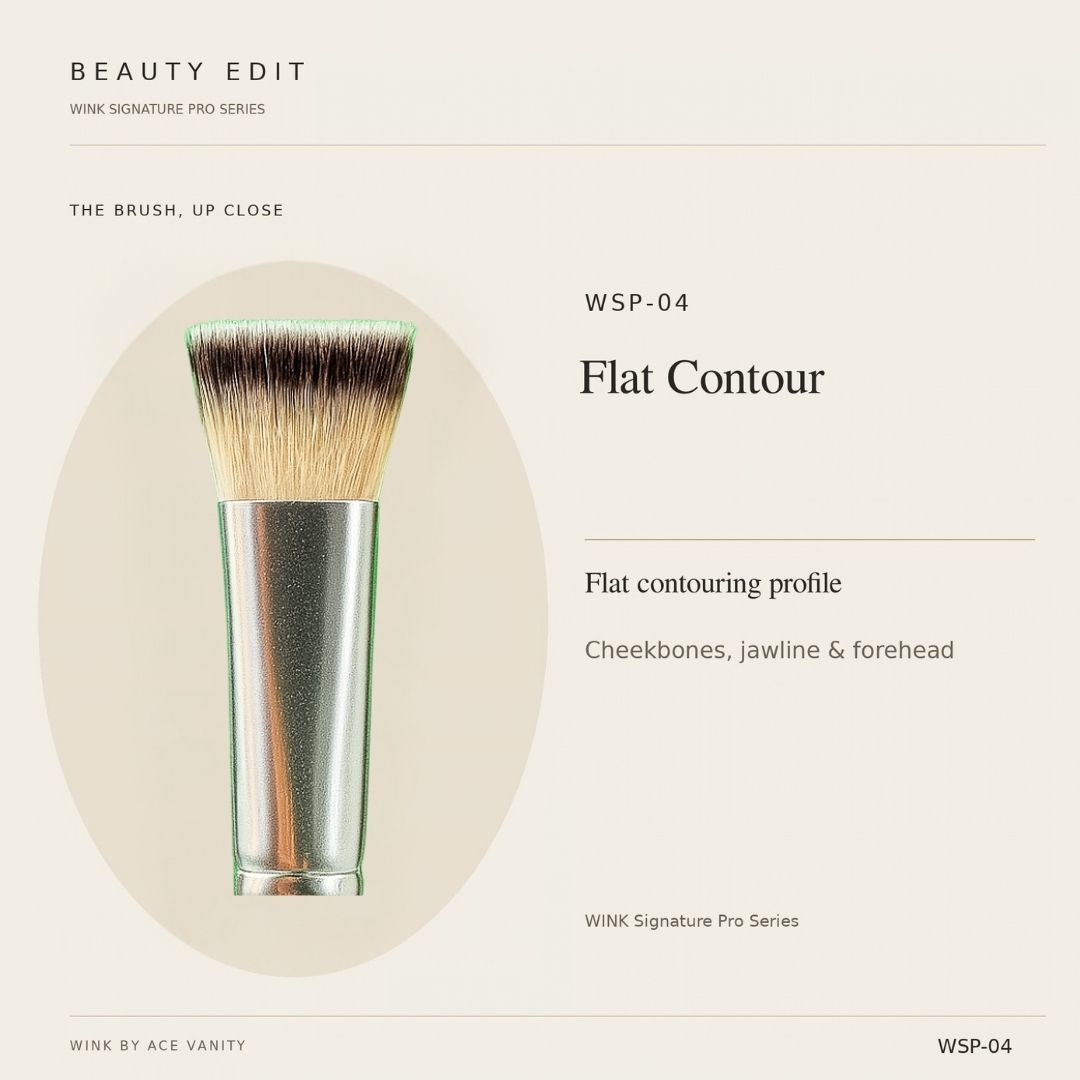 WSP-04 Flat Contour — brush detail