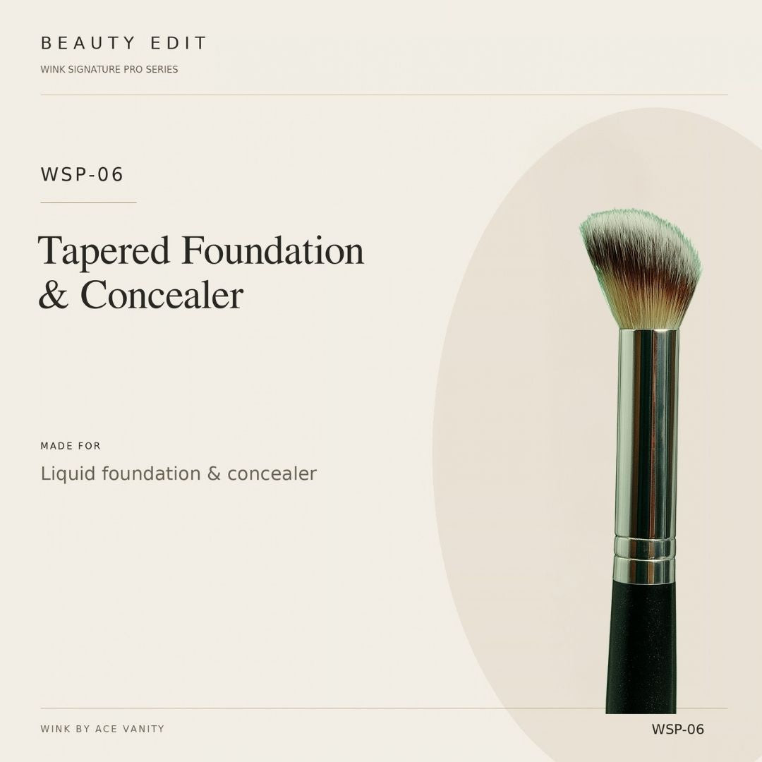 WSP-06 Tapered Foundation & Concealer — product overview